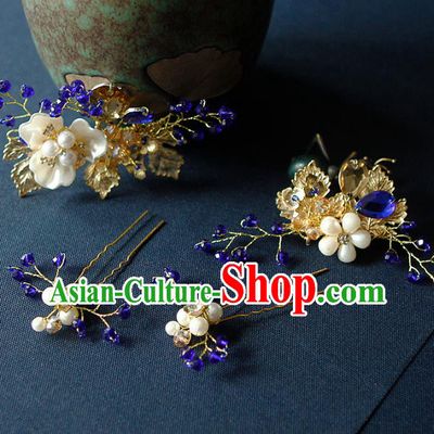 China Ancient Princess Hair Claw Hairpins Chinese Traditional Hanfu Hair Accessories for Women