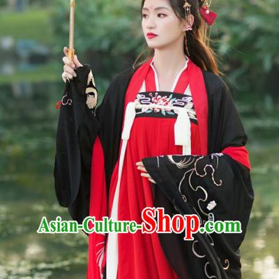 Chinese Traditional Tang Dynasty Aristocratic Lady Historical Costume Ancient Princess Hanfu Dress for Women