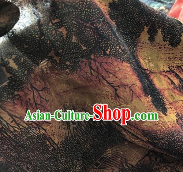 Chinese Traditional Pattern Design Satin Watered Gauze Brocade Fabric Asian Silk Fabric Material Chinese Traditional Pattern Design Satin Watered Gauze Brocade Fabric Asian Silk Fabric Material