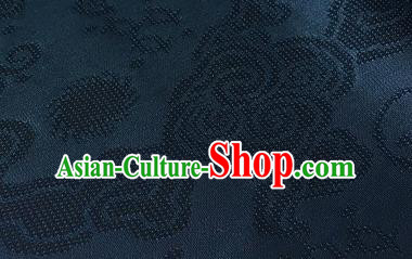 Chinese Traditional Clouds Pattern Design Navy Brocade Fabric Asian Silk Fabric Chinese Fabric Material Chinese Traditional Clouds Pattern Design Navy Brocade Fabric Asian Silk Fabric Chinese Fabric Material
