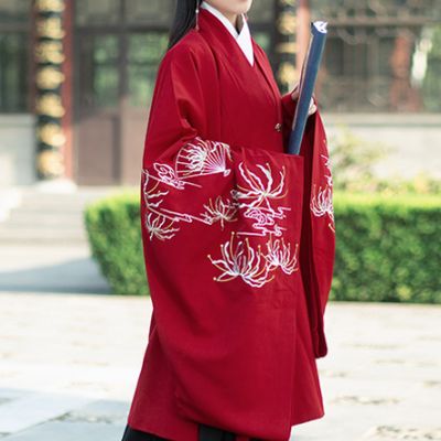 Traditional Chinese Han Dynasty Wedding Hanfu Dress Ancient Court Lady Embroidered Historical Costume for Women