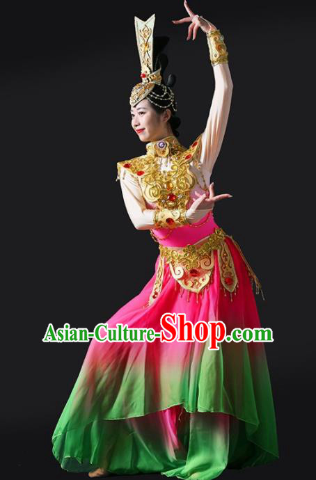 Chinese Traditional Dance Bichunmoo Dress Classical Dance Stage Performance Costume for Women Chinese Traditional Dance Bichunmoo Dress Classical Dance Stage Performance Costume for Women