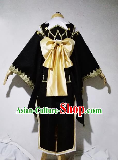 Chinese Traditional Cosplay Costume Ancient Female Swordsman Black Hanfu Dress for Women Chinese Traditional Cosplay Costume Ancient Female Swordsman Black Hanfu Dress for Women
