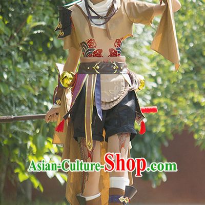 Top Grade Cosplay Killer Costume Ancient Swordsman Young Knight Clothing for Men