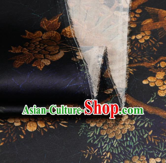 Chinese Traditional Classical Peacock Pattern Purple Brocade Damask Asian Satin Drapery Silk Fabric Chinese Traditional Classical Peacock Pattern Purple Brocade Damask Asian Satin Drapery Silk Fabric