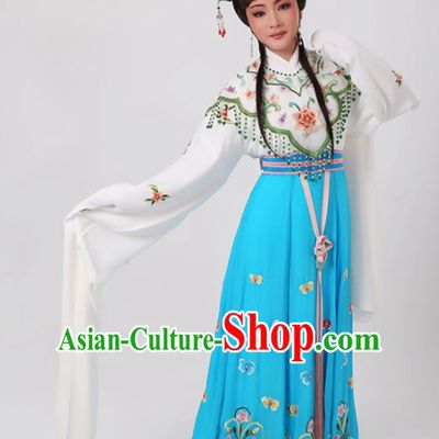 Chinese Traditional Peking Opera Princess Dress Ancient Palace Lady Embroidered Costume for Women