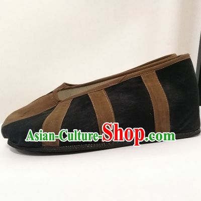Chinese Traditional Beijing Opera Monk Shoes Ancient Cloth Shoes for Men