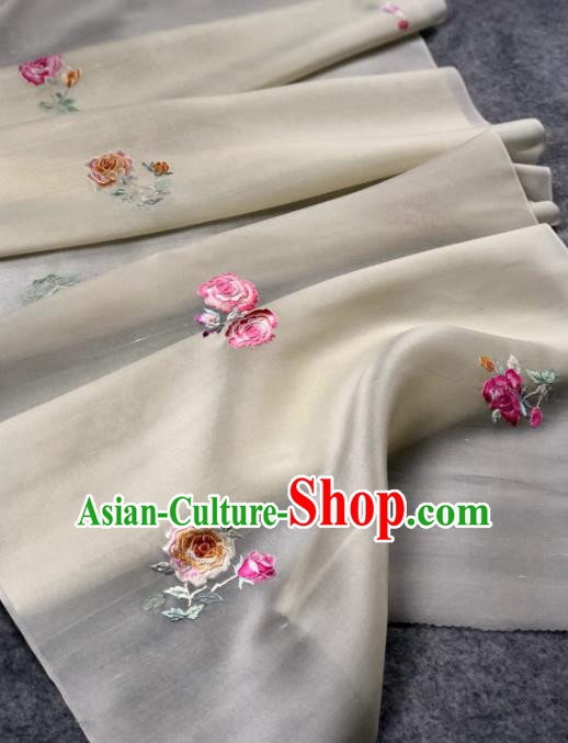 Traditional Chinese Silk Fabric Classical Embroidered Peony Pattern Design Brocade Fabric Asian Satin Material Traditional Chinese Silk Fabric Classical Embroidered Peony Pattern Design Brocade Fabric Asian Satin Material