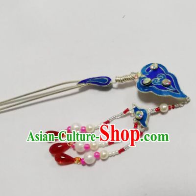 Chinese Ancient Court Cloud Tassel Hairpins Traditional Beijing Opera Diva Hair Accessories for Adults