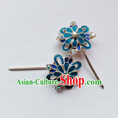 Chinese Ancient Court Princess Hair Clip Hairpins Traditional Beijing Opera Diva Hair Accessories for Adults