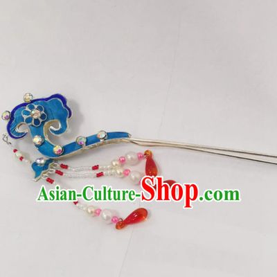 Chinese Ancient Court Princess Auspicious Clouds Hairpins Traditional Beijing Opera Diva Hair Accessories for Adults
