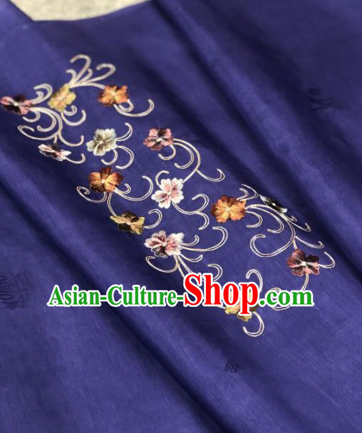 Traditional Chinese Purple Silk Fabric Classical Embroidered Pattern Design Brocade Fabric Asian Satin Material Traditional Chinese Purple Silk Fabric Classical Embroidered Pattern Design Brocade Fabric Asian Satin Material