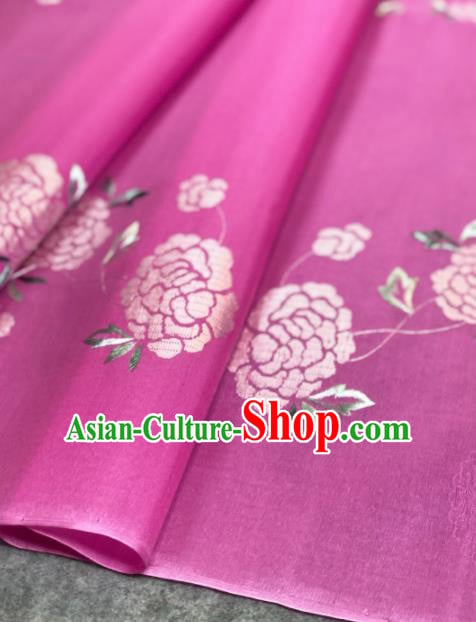 Traditional Chinese Silk Fabric Classical Embroidered Pattern Design Lilac Brocade Fabric Asian Satin Material Traditional Chinese Silk Fabric Classical Embroidered Pattern Design Lilac Brocade Fabric Asian Satin Material