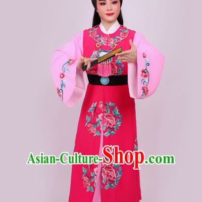 Chinese Traditional Beijing Opera Niche Jia Baoyu Rosy Robe Ancient Nobility Childe Costume for Men