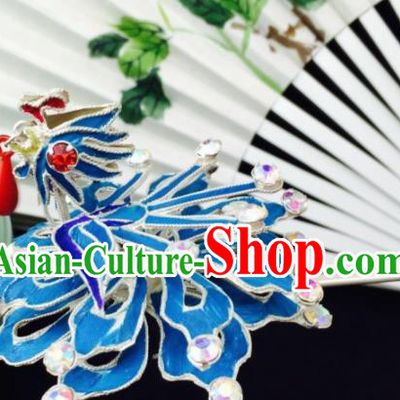 Chinese Ancient Palace Princess Phoenix Step Shake Hairpins Traditional Beijing Opera Diva Headwear Hair Accessories for Adults