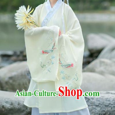Chinese Traditional Hanfu Dress Ancient Ming Dynasty Court Lady Embroidered Historical Costume for Women
