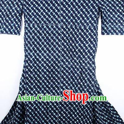 Japanese Traditional Classical Navy Kimono Asian Japan National Yukata Costume for Men
