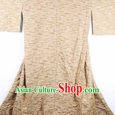Japanese Traditional Classical Ginger Kimono Asian Japan National Yukata Costume for Men