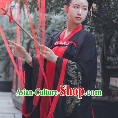 Asian Chinese Tang Dynasty Princess Replica Costume Traditional Ancient Peri Dance Hanfu Dress for Women