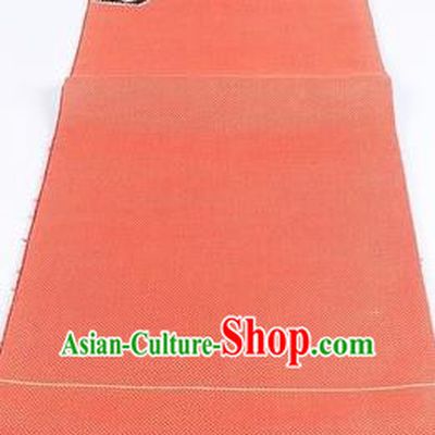 Japanese Traditional Kimono Classical Maple Leaf Pattern Orange Brocade Belt Asian Japan National Yukata Waistband for Women
