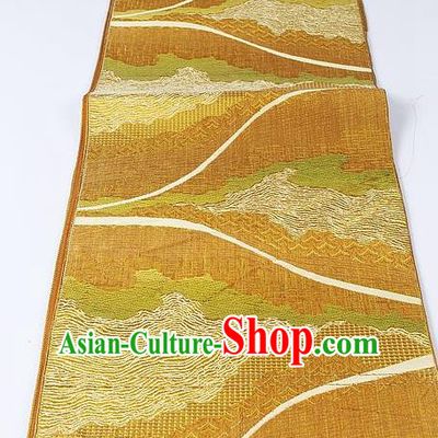 Japanese Kimono Classical Pattern Design Brocade Belt Asian Japan Traditional National Yukata Waistband for Women