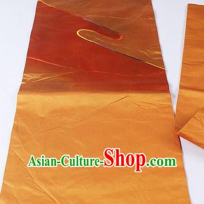 Japanese Ceremony Kimono Classical Pattern Design Golden Brocade Belt Asian Japan Traditional Yukata Waistband for Women