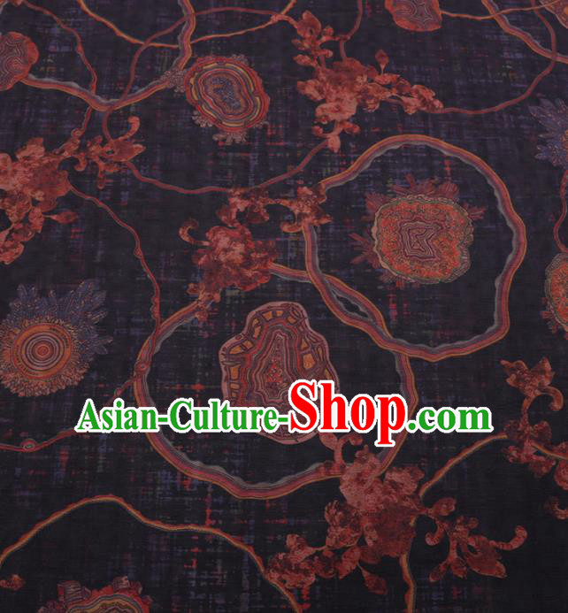 Traditional Chinese Classical Pattern Design Gambiered Guangdong Gauze Asian Brocade Silk Fabric Traditional Chinese Classical Pattern Design Gambiered Guangdong Gauze Asian Brocade Silk Fabric