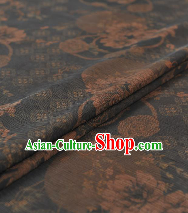 Chinese Traditional Classical Pattern Design Blue Gambiered Guangdong Gauze Asian Brocade Silk Fabric Chinese Traditional Classical Pattern Design Blue Gambiered Guangdong Gauze Asian Brocade Silk Fabric