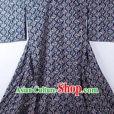 Asian Japanese Classical Pattern Yukata Robe Traditional Japan Kimono Costume for Men