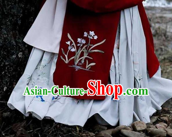 Traditional Chinese Ming Dynasty Palace Princess Hanfu Dress Ancient Court Wedding Replica Costumes for Women