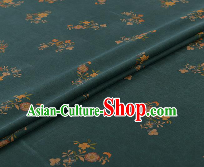 Chinese Classical Pattern Design Atrovirens Gambiered Guangdong Gauze Traditional Asian Brocade Silk Fabric Chinese Classical Pattern Design Atrovirens Gambiered Guangdong Gauze Traditional Asian Brocade Silk Fabric