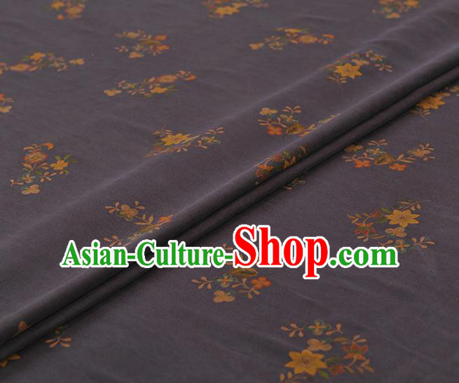 Chinese Classical Pattern Design Purple Gambiered Guangdong Gauze Traditional Asian Brocade Silk Fabric Chinese Classical Pattern Design Purple Gambiered Guangdong Gauze Traditional Asian Brocade Silk Fabric