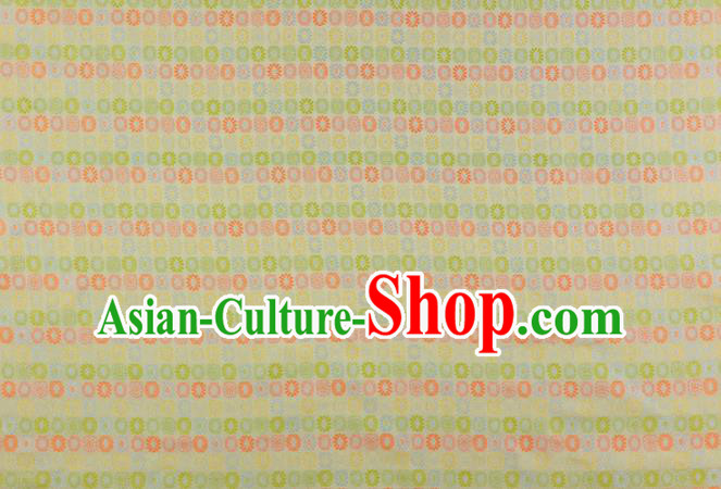 Japanese Traditional Kimono Classical Pattern Brocade Damask Asian Japan Nishijin Satin Drapery Silk Fabric