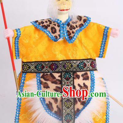 Traditional Chinese Handmade Monkey King Puppet Marionette Puppets String Puppet Wooden Image Arts Collectibles