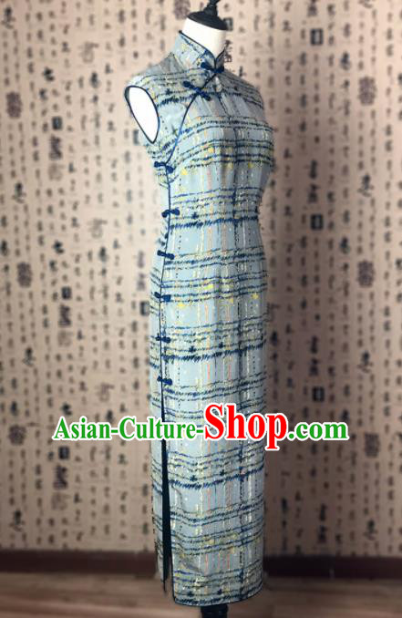 Chinese Traditional Customized Cheongsam National Costume Classical Qipao Dress for Women Chinese Traditional Customized Cheongsam National Costume Classical Qipao Dress for Women