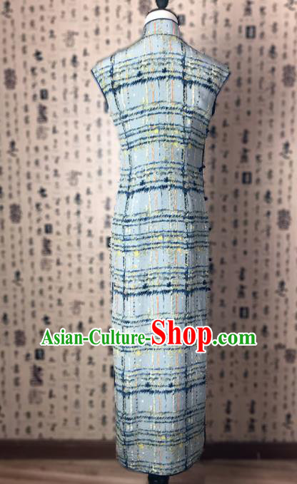 Chinese Traditional Customized Cheongsam National Costume Classical Qipao Dress for Women Chinese Traditional Customized Cheongsam National Costume Classical Qipao Dress for Women