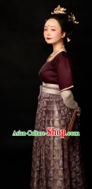 Chinese Traditional Tang Dynasty Imperial Consort Hanfu Dress Ancient Drama Court Lady Replica Costumes for Women Chinese Traditional Tang Dynasty Imperial Consort Hanfu Dress Ancient Drama Court Lady Replica Costumes for Women