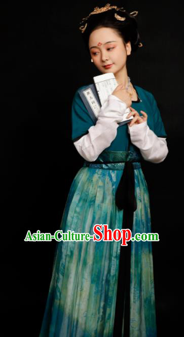 Chinese Traditional Tang Dynasty Palace Maidservant Hanfu Dress Ancient Drama Court Lady Replica Costumes for Women Chinese Traditional Tang Dynasty Palace Maidservant Hanfu Dress Ancient Drama Court Lady Replica Costumes for Women