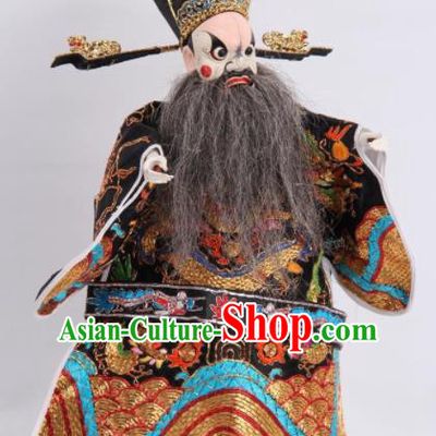 Traditional Chinese Handmade Prime Minister Puppet Marionette Puppets String Puppet Wooden Image Arts Collectibles