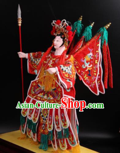 Traditional Chinese Handmade Female General Puppet Marionette Puppets String Puppet Wooden Image Arts Collectibles Traditional Chinese Handmade Female General Puppet Marionette Puppets String Puppet Wooden Image Arts Collectibles