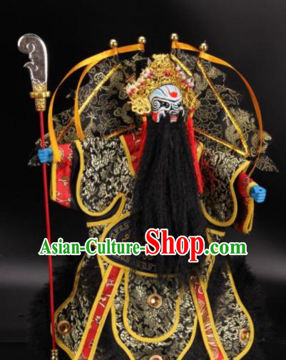 Traditional Chinese Handmade Black General Puppet Marionette Puppets String Puppet Wooden Image Arts Collectibles Traditional Chinese Handmade Black General Puppet Marionette Puppets String Puppet Wooden Image Arts Collectibles