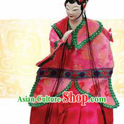 Chinese Traditional Beijing Opera Du Liniang Marionette Puppets Handmade Puppet String Puppet Wooden Image Arts Collectibles