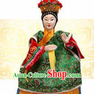 Chinese Traditional Beijing Opera Queen Marionette Puppets Handmade Puppet String Puppet Wooden Image Arts Collectibles