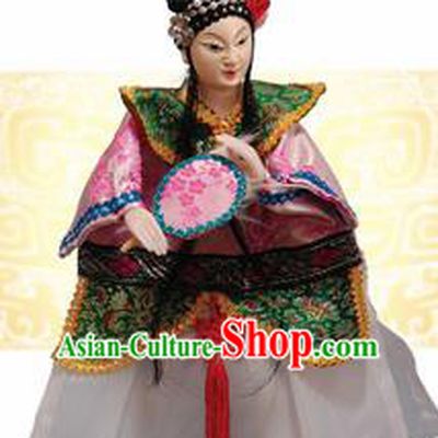 Chinese Traditional Beijing Opera Princess Marionette Puppets Handmade Puppet String Puppet Wooden Image Arts Collectibles