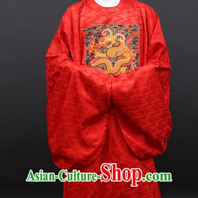 Ancient Chinese Government Official Clothing and Hat Complete Set