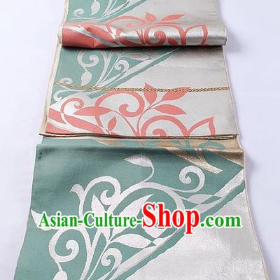 Traditional Japanese Classical Twine Pattern Waistband Kimono Brocade Accessories Yukata Belt for Women