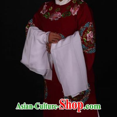 Traditional Chinese Peking Opera Stand By Amaranth Dress Ancient Dowager Countess Costume for Women