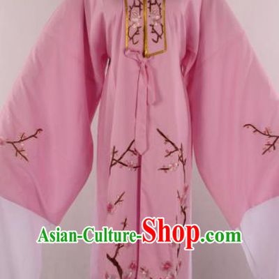 Traditional Chinese Shaoxing Opera Niche Pink Robe Ancient Childe Scholar Costume for Men