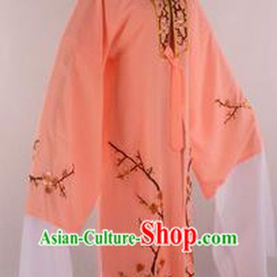 Traditional Chinese Shaoxing Opera Niche Orange Robe Ancient Childe Scholar Costume for Men