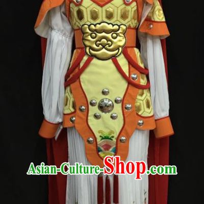 Traditional Chinese Shaoxing Opera Female General White Clothing Ancient Peking Opera Blues Costume for Women